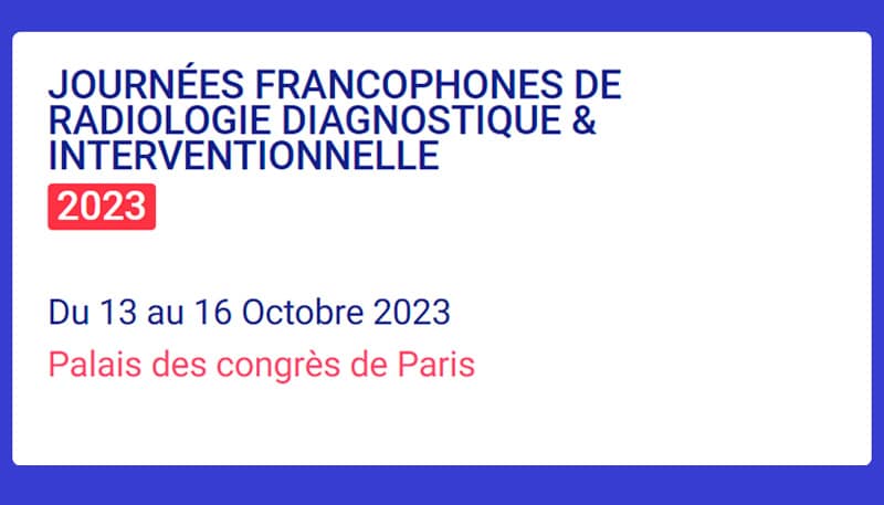 Imagem para o evento: Jornada Francesa de Radiologia 2023 (JFR23)