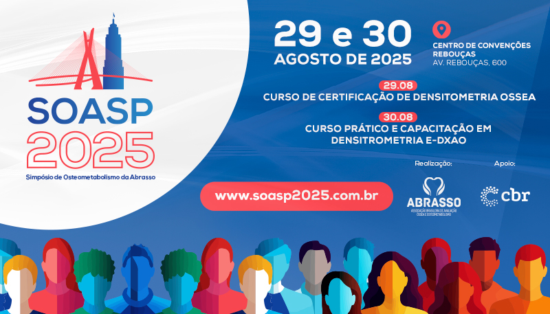 Imagem para o evento: SOASP 2025 - Simpósio de Osteometabolismo da Abrasso