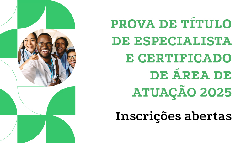 Imagem para o evento: Prova de Título de Especialista e Certificado de Área de Atuação 2025