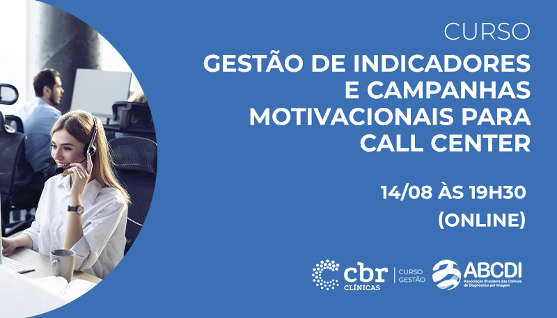 Imagem para o evento: Curso Gestão de Indicadores e Campanhas Motivacionais para call center